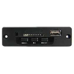 Панельный MP3 плеер (USB флешки, SD карты) c fm, 12 вольт