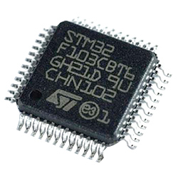 Микроконтроллер STM32F103CBT6, корпус LQFP48