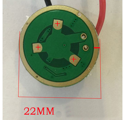 Драйвер фонаря на 2.8 ампера (для XM-L), 1 режим