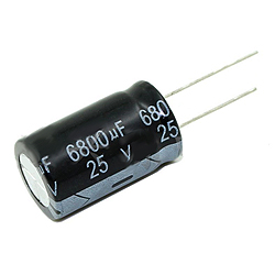 Электролитический конденсатор 6800 мкФ 25 V