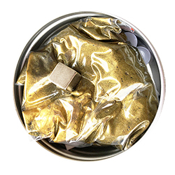 Магнитный хендгам (handgum), слайм золотой