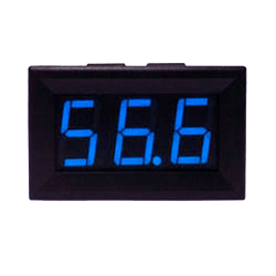 Панельный термометр, синий, -50 +110 градусов, щуп 1 м