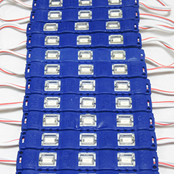 Светодиодный модуль герметичный 3 диодов 5630, синий