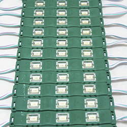 Светодиодный модуль герметичный 3 диодов 5630, зеленый
